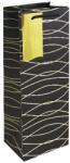 Eurowrap italtasak (12, 7x35, 5x9 cm) fekete, arany hullámos (5) (35477-4C)