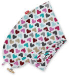 Scamp Formázott gombosvégű párna huzat - Colorful Heart
