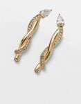 Guess fülbevaló TWIST JUBE05 070JW - arany Univerzális méret - answear - 20 990 Ft