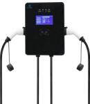 JHY Amperex Tech AmpereX SMART Dupla Wallbox 2x11 kW / 22 kW | Type 2 Kétállásos Töltő | OCPP, App, RFID, Type B RCD, Dinamikus Terheléselosztás (HT011OGJLZTS12-3)