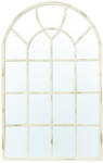 Art-Pol Casa Roma koptatott krémfehér boltíves fa fali tükör 119x76x3cm (96579)