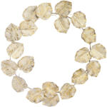 ART-POL Sárgaarany fém falevél koszorú faldekoráció 66x66x5cm (167565) - perfectodekor