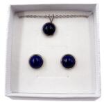  Lápisz lazuli ékszerszett, díszdobozban