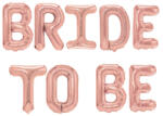 Party Pal Set baloane folie Bride To Be rose gold 40cm