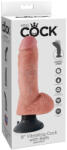  8" Vibrating Cock with Balls Light