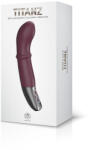 Titanz 7" Silicone Rechargeable Vibrator In Rubine Red - erotikshop - 8 699 Ft