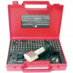 FEKU Trusa set 100 poansoane 4 mm 58-60 HRC cifre litere semne si 20 cale (D17032)