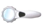 FEKU Lupa O 75mm marire X4 iluminare LED cu maner (175715)