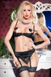  CR 4191 L Black Open Bra 3 pc Set