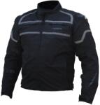  GARETH Racer textil kabát rövid modell , fekete , L (GH7111-L)
