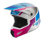 FLY Racing kinetic drift white-blue-pink bukósiasak (M140-1758-J)