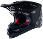  Alpinestars Supertech M10 Solid carbon fekete bukósisak (0110-8337)