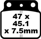  Ebc Hátsó Fékbetét (fa137tt-szj)