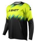  Shot Racing 2022 Devo Kid Versus gyerek cross mez, acid-fekete , YXL (A09-12C4-BK4-05)