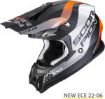 Scorpion VX-16 Air Soul cross bukósisak, matt Orange-Black (46-376-168-03)