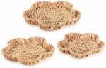 Decorer Set 3 tavi zambila apa 32.5x31.5x4 cm, 29.5x28.5x4 cm, 26.5x25.5x4 cm (A51.54.73) Tava