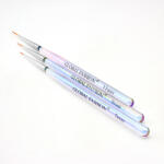 Pauco Set de pensule pentru monograme Global Fashion 7 mm, 9 mm, 11 mm