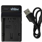 VHBW Panasonic CGR-S001 / DMW-BCA7 akkumulátortöltő, MicroUSB (800117481)