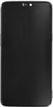 OnePlus (OEM) OnePlus 6 üveg és LCD-képernyő eredeti (OEM) fekete (19329)