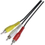 Sencor Cabluri audio Cablu audio/video 3x RCA mascul/3x RCA mascul 1.5m SAV 107-015 negru (SAV 107-015) - pcone