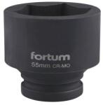 Fortum gépi (impakt) dugófej 3/4", 55mm, L 70 mm, feketített, FORTUM (4703055) (4703055)