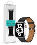 DEVIA ST365386 Apple Watch 38/40/41 mm bőr óraszíj (fekete) (ST365386) (ST365386)