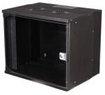 Equip EWM-09-5440-B állvány 9U Falra szerelhető állvány Fekete (EWM-09-5440-B)