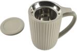Fine2Dine Hi! Tea Bögre füllel és szűrővel, űrtartalom: 0, 60 liter, szürke (221154265)