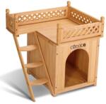 Cadoca® Macskaház erkéllyel 53x54x64 cm (100134)