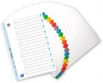 Oxford Index carton alfabetic Oxford, A4, A-Z, alb, 20 file/set 100204595