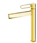 FDesign Baterie lavoar inalta FDesign Zaffiro auriu lucios monocomanda (FDSFD1-ZFR-2L-55)