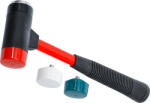 BGS technic Kalapács műanyag PP-Acél + PVC piros-fehér-zöld 38 mm cserélhető fejek (9-91864)