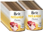 Brit Brit pástétom és hús csirkével 18x800g