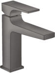 Hansgrohe Metropol, mosdócsaptelep 110 Push-Open kifolyóval, szálcsiszolt fekete króm, 32507340 (HAN-32507340)