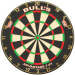 Embassy Benelux B. V. Bulls and Shot Darts tábla Bull's Advantage 7.01, élezett dróttal, verseny minőségű, sisalból