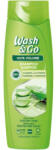 Wash&Go Sampon 360ml Aloe Vera