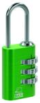 Basi KS 611L számzáras bőrönd lakat (zöld) - euro-tresor