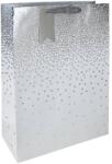 Eurowrap ajándéktasak (33x45, 5x15 cm) ezüst, ombre, csillagos (5) (34834-1WC)