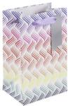 Eurowrap ajándéktasak (12, 7x20, 3x9 cm) pasztell hullámos (5) (34813-9C)