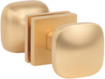 APRILE Gomb Kétoldalú APRILE QUERCA Q SLIM 7MM KG - Szatén arany színű - Fix/Fix (AS-QUERCA-Q-7S-KG-S-S)