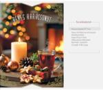 Concard Képeslap Karácsony Tea Békés Karácsonyt borítékkal 12x17 cm Concard (B72473)