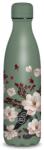 Ars Una virágos zöld duplafalú fémkulacs 500ml Flowery Pink (55813754)