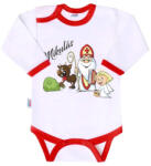 NEW BABY Body nyomtatott mintával New Baby Mikulás (32674)