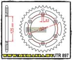  JT Sprockets hátsó lánckerék, 897, Husaberg és KTM motorokhoz (jtr897)