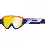  Progrip cross szemüveg 3450FL Riot narancs-kék, tükrős lencsével (2601-2639)