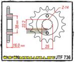  JT Sprockets első lánckerék, R 736, Ducati motortipusokhoz (jtf736)