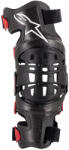  Alpinestars 2022 Bionic-10 Carbon Black-red Térdgép Bal Térd S (m160-280-s)