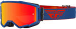  Fly Racing Zone szemüveg kék-piros, piros tükrös lencsével (37-51499)