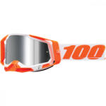  100% Racecraft 2 Orange szemüveg ezüst tükrös lencsével (2601-3215-J)