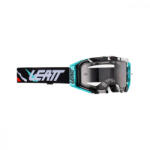  Leatt MX Velocity 5.5 2023 szemüveg, fekete-fehér-kék, füst tükör lencse (8023020290)